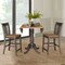 International Concepts Round 42 in W, 42 in L, 35.5 in H, Wood, Hickory/Washed Coal K45-42DPT-S102-2 - alternate 7